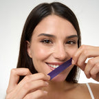 DRDENT Purple Oral Teeth Whitening Strips - 7/21 Sessions - Gentle Non-Sensitive, Peroxide-Free, Radiant Teeth Whitening Solution