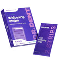 DRDENT Purple Oral Teeth Whitening Strips - 7/21 Sessions - Gentle Non-Sensitive, Peroxide-Free, Radiant Teeth Whitening Solution
